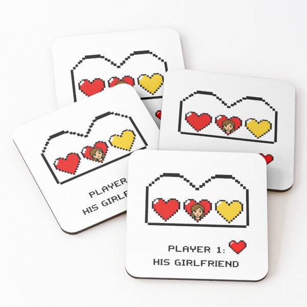 Item preview, Player 1 Loves His Girlfriend – Gamer Couple Love Design designed and sold by Sparkofart07.