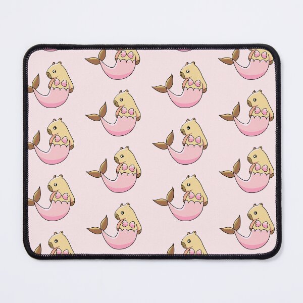 Item preview, Cute Kawaii Capybara With a Mermaid Tail (Once Upon a Capybara). designed and sold by Hannahi8.