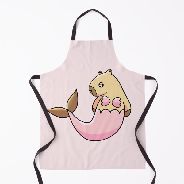 Item preview, Cute Kawaii Capybara With a Mermaid Tail (Once Upon a Capybara). designed and sold by Hannahi8.