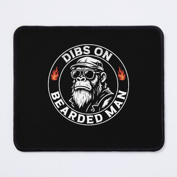 Item preview, Dibs On The Bearded Man Funny Monkey Beard Lover designed and sold by gunaone-design.