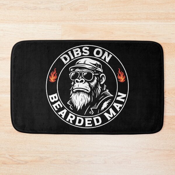 Item preview, Dibs On The Bearded Man Funny Monkey Beard Lover designed and sold by gunaone-design.
