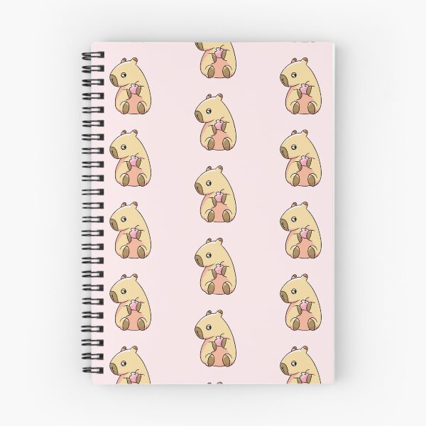 Item preview, Cute Kawaii Capybara Holding a Bitten Apple (Once Upon a Capybara). designed and sold by Hannahi8.