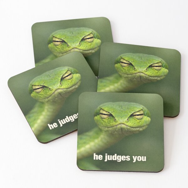 Item preview, Judgy Snek judges you designed and sold by MilkingChickens.