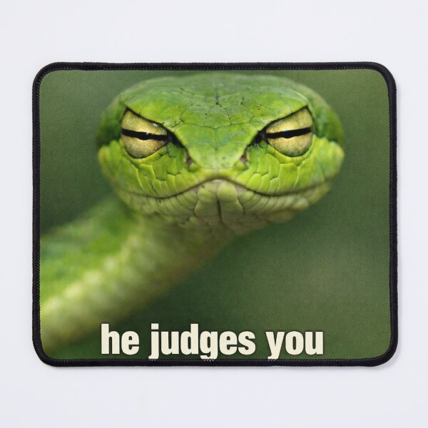 Item preview, Judgy Snek judges you designed and sold by MilkingChickens.