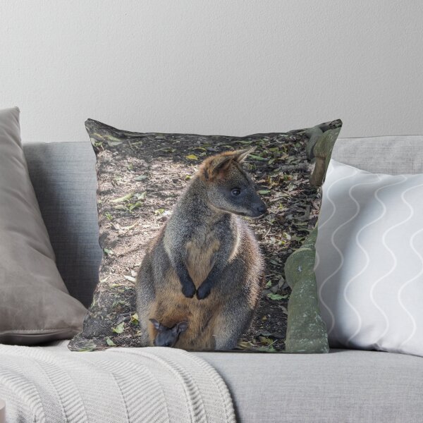 Item preview, Cutest Pouch Cargo: Adorable Baby Wallaby Joey Peeking Out designed and sold by Photogenic Snap.