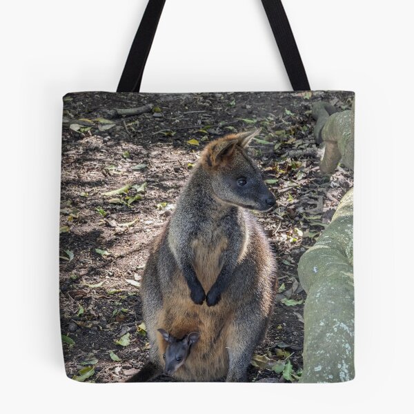Item preview, Cutest Pouch Cargo: Adorable Baby Wallaby Joey Peeking Out designed and sold by Photogenic Snap.