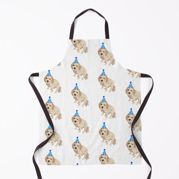 Item preview, Golden Doodle Dog in Party Hat designed and sold by Spotted Doodles.