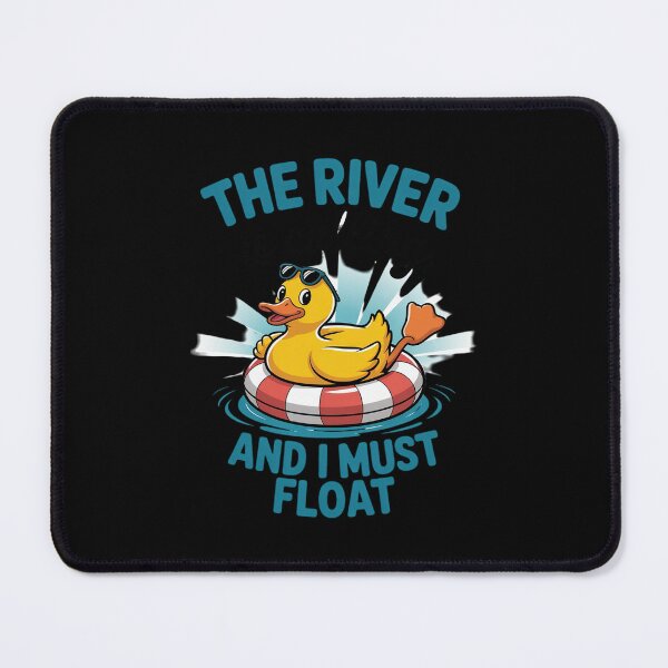 Item preview, Summer Float Trip Duck The River Is Calling River Tubing designed and sold by DigitaldeligArt.