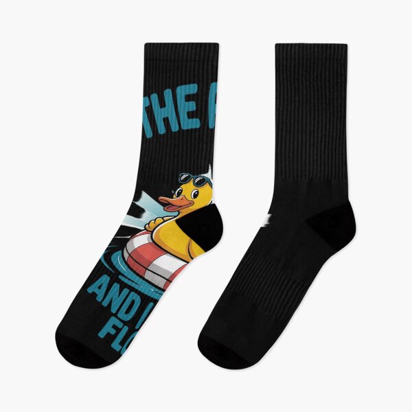 Item preview, Summer Float Trip Duck The River Is Calling River Tubing  designed and sold by DigitaldeligArt.