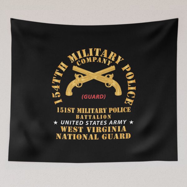 Item preview, Army - 154th Military Police Co,Guard, 151st Mp Battalion,  WV Naional Guard X 300 designed and sold by Military Insignia Products.