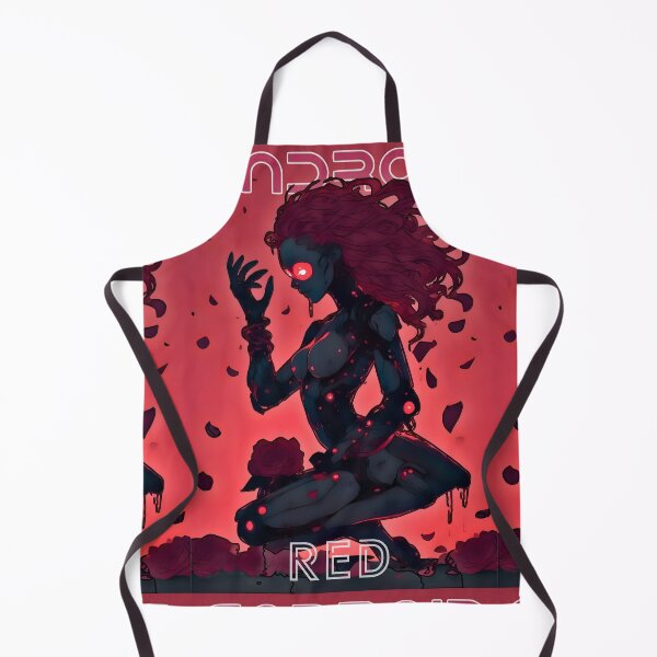 Item preview, Cyber Gothic Red Android | Dark Sci-Fi Fantasy designed and sold by Neer arts.