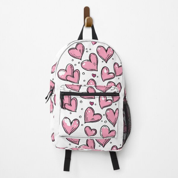 Item preview, Pink Bubble Hearts Saint Valentine's Day - Cute Glossy Doodle Love Cluster Art Print designed and sold by DesignArtist.ia.