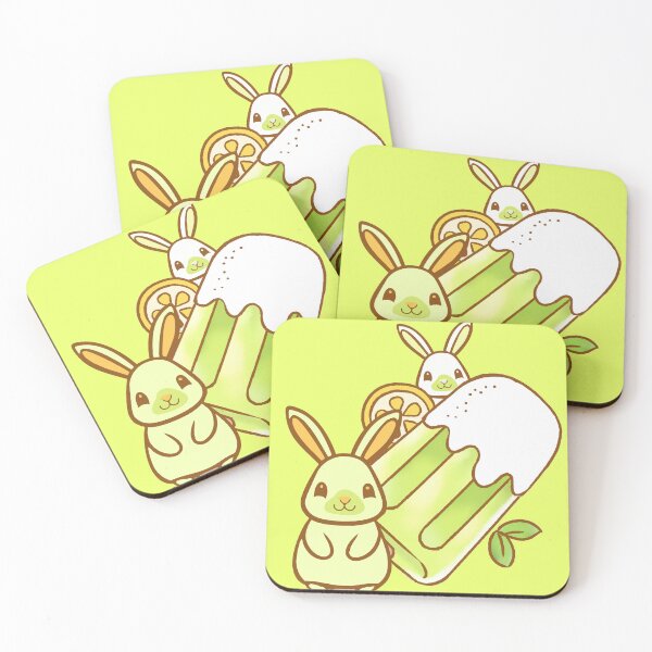 Item preview, Kawaii Bunny Matcha Lemon Sorbet designed and sold by Kanniax.