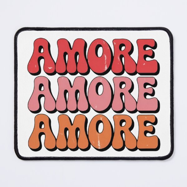 Item preview, Wavy Amore Text - Retro 70s Typography designed and sold by ItaloVibes.