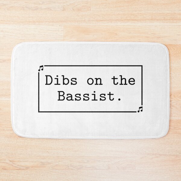 Item preview, Dibs On The Bassist Funny Bass Player Lover designed and sold by gunaone-design.