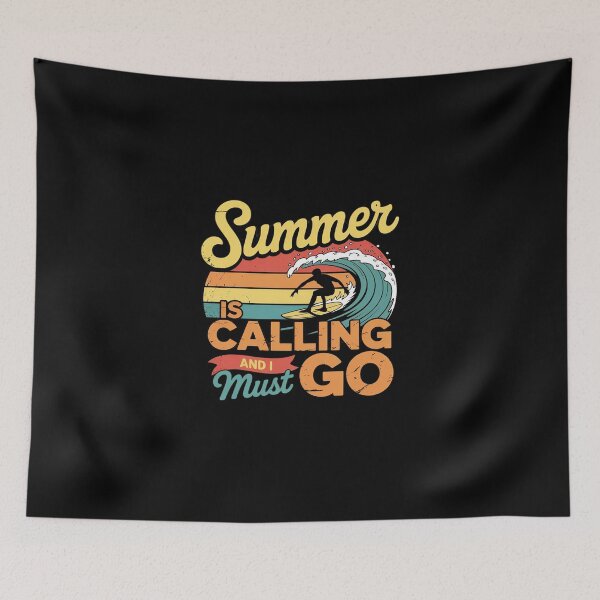Item preview, Summer Is Calling And I Must Go Surfing designed and sold by DigitaldeligArt.