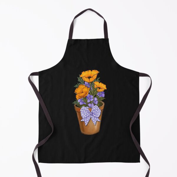 Item preview, Pot of Flowers with Polka Dotted Bow designed and sold by JoyfulWhimsy.