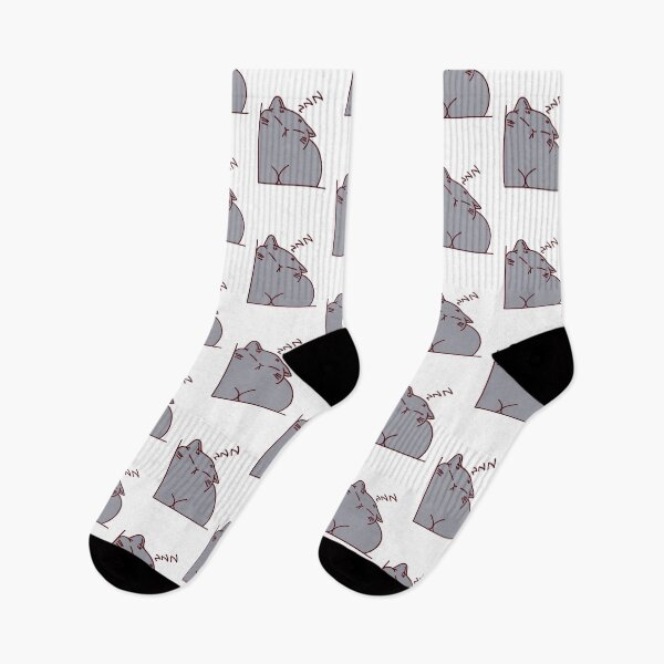Item preview, Grey Cat Sleeping  designed and sold by kyokyyosei.