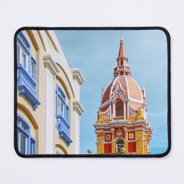 Item preview, Cartagena view with spire of the Cathedral de Santa Catalina de Alejandría. designed and sold by ChimaHome.