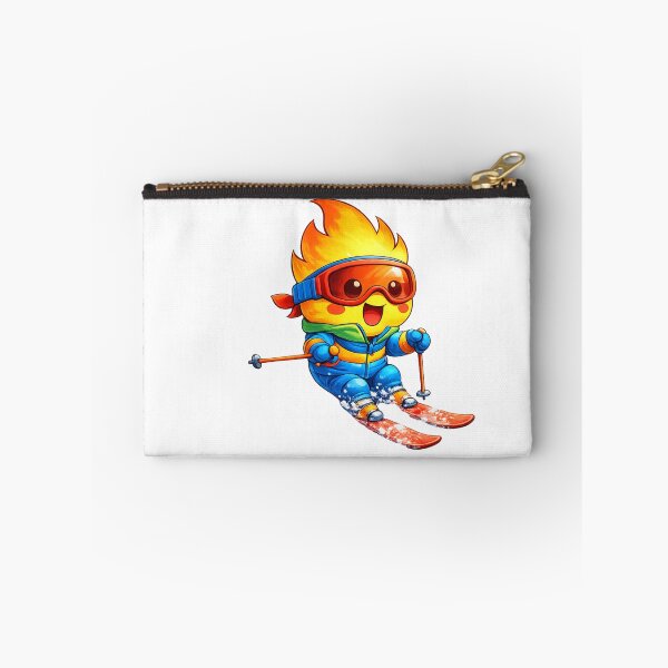Item preview, Cute Fire Kid Skiing designed and sold by Moonya26.
