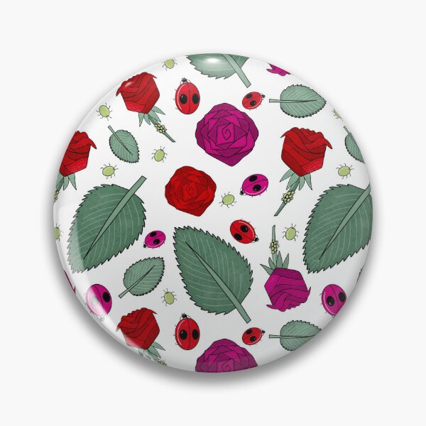 Item preview, Ladybirds, Aphids and Roses designed and sold by Orangepopcrafts.