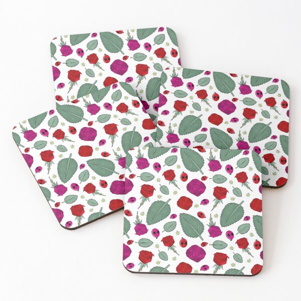 Item preview, Ladybirds, Aphids and Roses designed and sold by Orangepopcrafts.