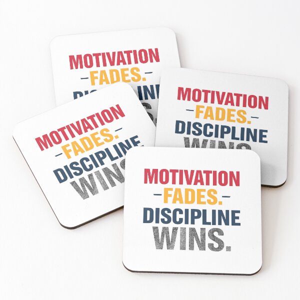 Item preview, Discipline Over Motivation,  Motivation fades. Discipline wins designed and sold by NatureNinja.