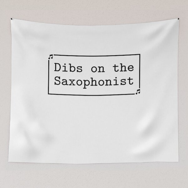 Item preview, Dibs On The Saxophonist Funny Jazz Saxophone Player Lover designed and sold by gunaone-design.