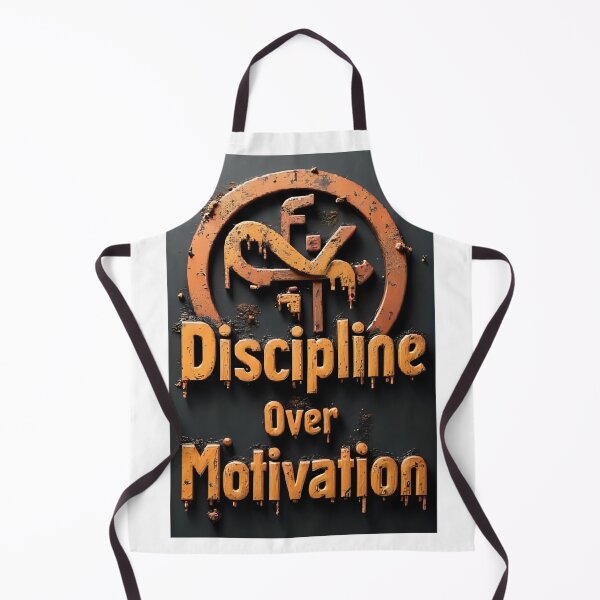 Item preview, Discipline Over Motivation, Motivation fades. Discipline wins designed and sold by NatureNinja.