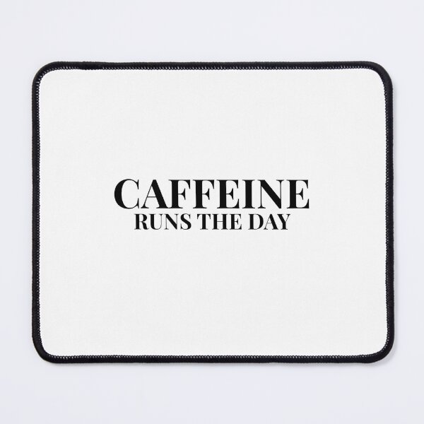 Item preview, Caffeine Runs the Day Design For Light Clothing designed and sold by Coffee Vibes.