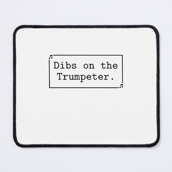 Item preview, Dibs On The Trumpeter Funny Jazz Trumpet Player Lover designed and sold by gunaone-design.