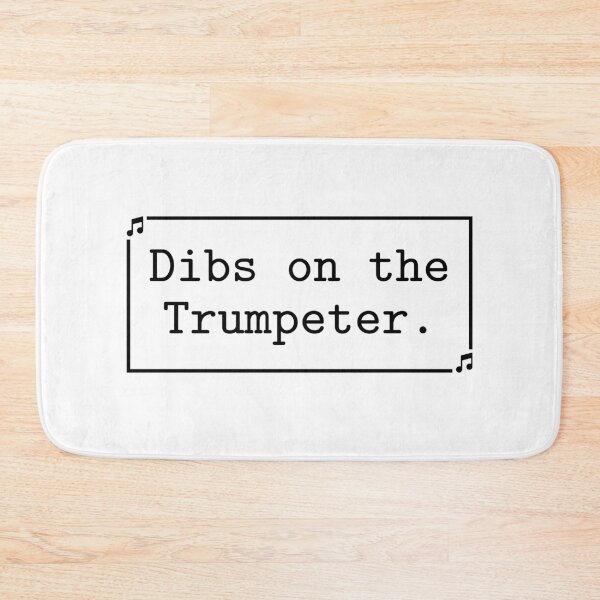 Item preview, Dibs On The Trumpeter Funny Jazz Trumpet Player Lover designed and sold by gunaone-design.
