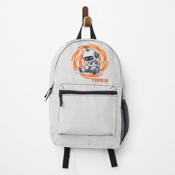 Item preview, Exhausted Robot – Low Battery Vibes designed and sold by CraftDigitPrint.