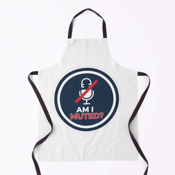 Item preview, Funny Am I Muted Remote Work Badge Sticker designed and sold by ZYNORAworld.