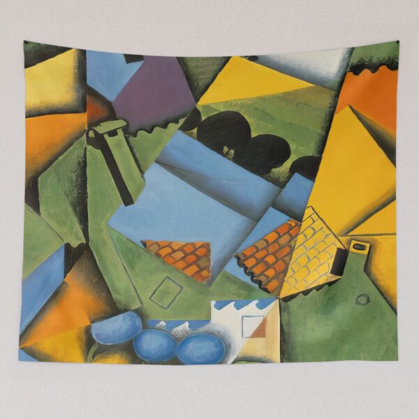 Item preview, Juan Gris Landscape With House At Ceret designed and sold by melaartni.