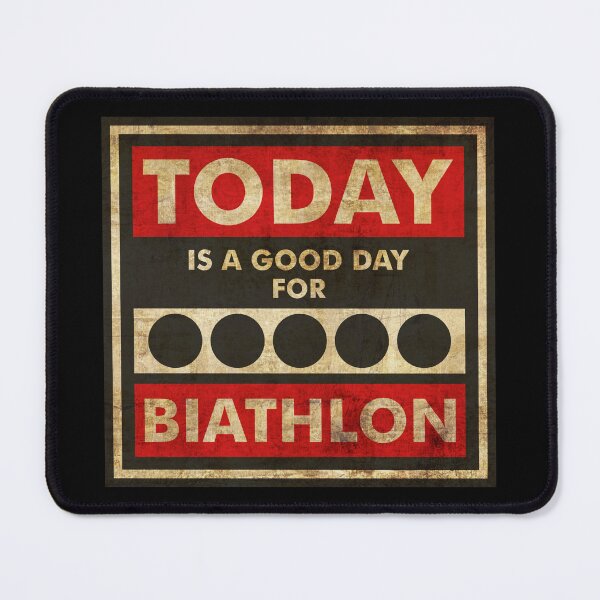 Item preview, Today Is A Good Day For Biathlon designed and sold by helenacooper.