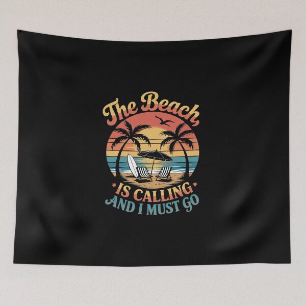 Item preview, Sunshine Summer Palm Trees Beach is calling Vibes  designed and sold by DigitaldeligArt.