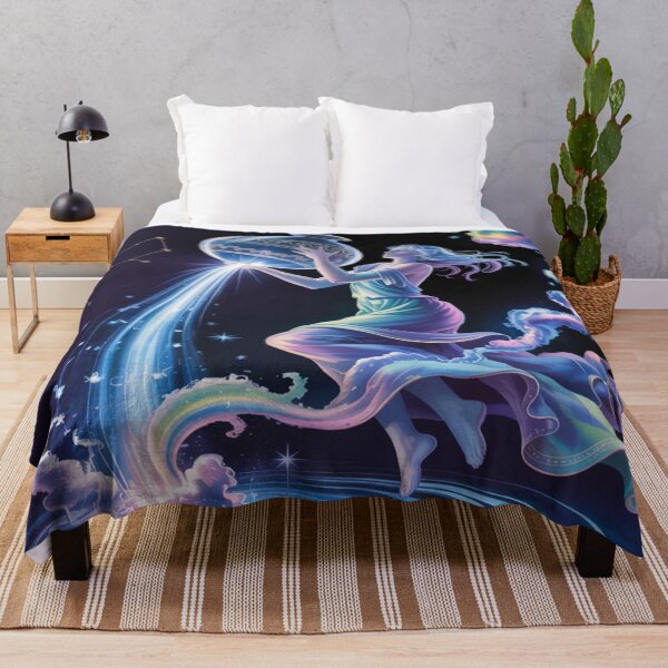 Item preview, Dynamic Aquarius Water Bearer | Nebula Constellation Goddess designed and sold by Midnight Veil Designs.