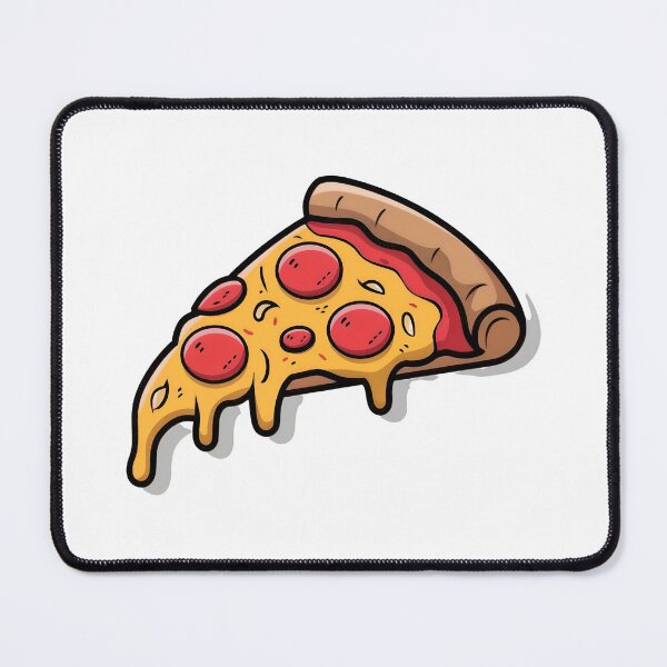 Item preview, Delicious pepperoni pizza slice with melted cheese designed and sold by Creative88Art.