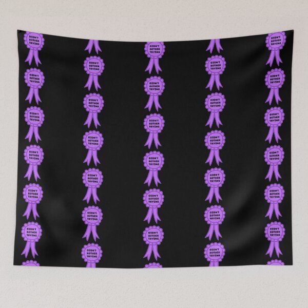 Item preview, Didn't Bother Trying Purple Award Ribbon designed and sold by CamilasPrints.