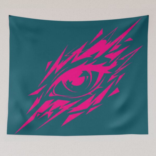 Item preview, Cyberpunk Glitch Neon Pink Eye Shattered designed and sold by MarCinu Art.