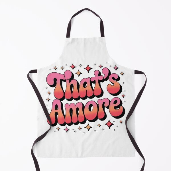 Item preview, That's Amore - Groovy Retro Italian Song Quote designed and sold by ItaloVibes.