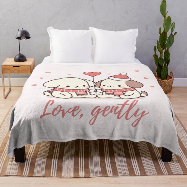 Item preview, Love, Gently – Cute Valentine Puppy Couple designed and sold by soletstudio.