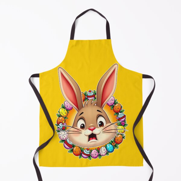 Item preview, Smiling Easter Bunny – Floral Frame designed and sold by Topoartispp.