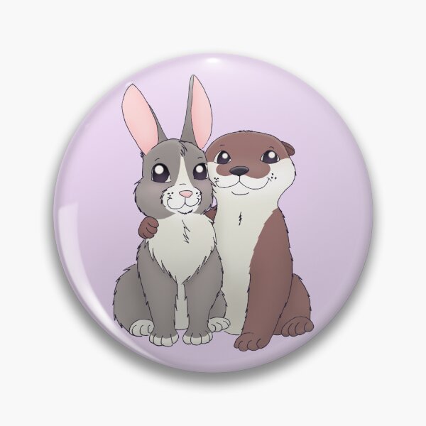 Aperçu de l'œuvre Lapin et loutre créée et vendue par Caryn Pinkston.