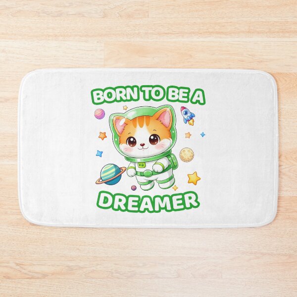 Item preview, Born to be a dreamer - astronaut cat N designed and sold by made4K.