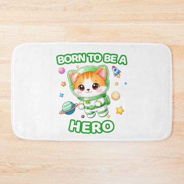 Item preview, Born to be a hero - astronaut cat N designed and sold by made4K.