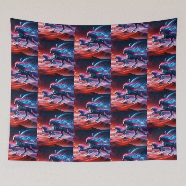 Item preview, Cosmic Horses – Fantasy Gallop Through the Stars designed and sold by Dogandesighn.