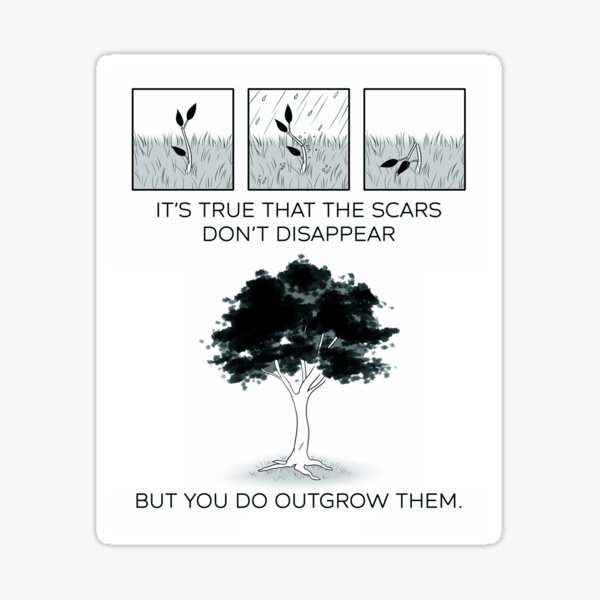 Item preview, "The Scars Don't Disappear" Comic designed and sold by thelatestkate.