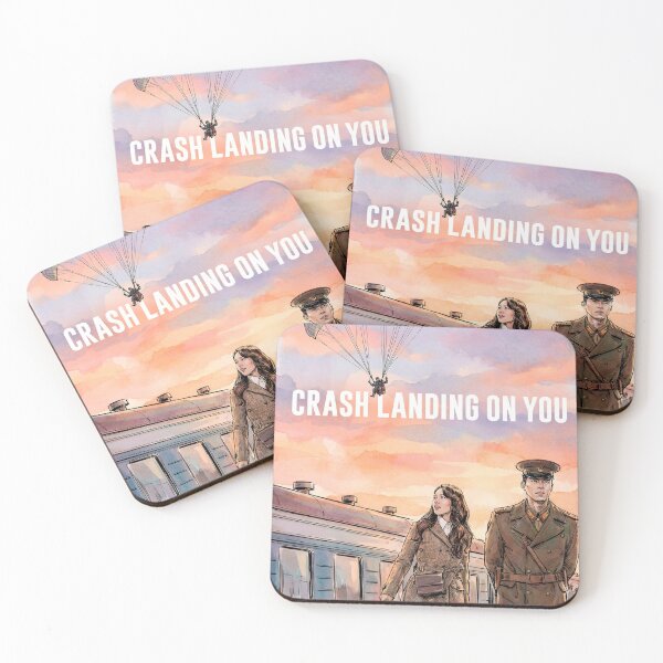 Item preview, Crash Landing on You K-drama tv show poster designed and sold by PatyEmiko.